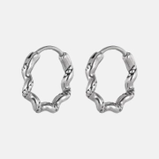 Simple Geometric Irregular Stainless Steel Earrings