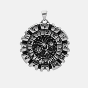 Norse Runes Tree of Life Stainless Steel Pendant