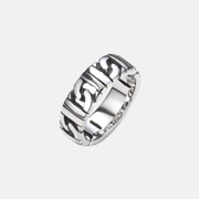 Gap Chain Stainless Steel Ring