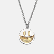 Devil Smiley Stainless Steel Necklace