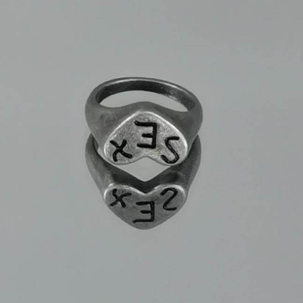 vintage／ 70〜80年代 SEX RING silver 925 19号 vintage／ 70〜80年代 SEX RING silver 925 19号