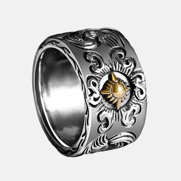 Anello con pavé e cuore ondulato | Argento sterling | Pandora