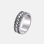 Braided Knot Stainless Steel Ring