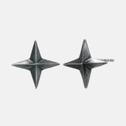 4 Pointed Star Stainless Steel Stud Earrings
