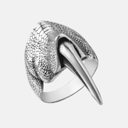 Vintage Pointed Claw Stainless Steel Ring