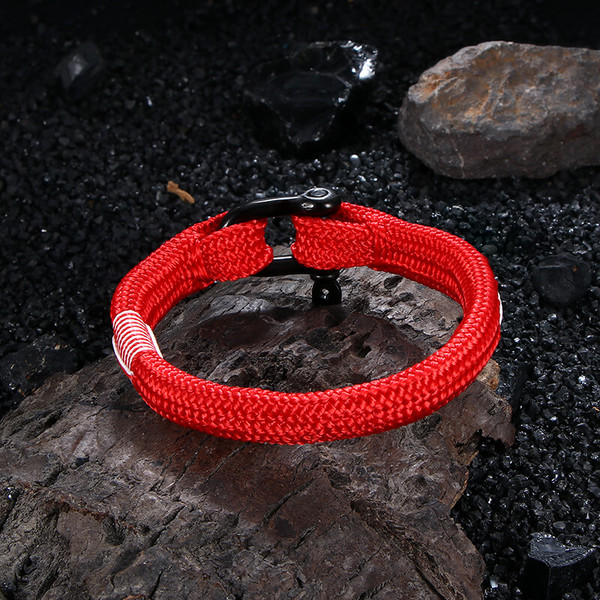 XXX Rope Hand-Woven Vajra Bracelet - Rock & Spark