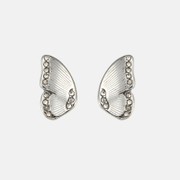 Schmetterlings-Ohrringe aus Edelstahl für Damen