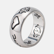 Nature Love Stainless Steel Band Ring