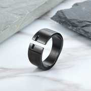 Retro Hollow Stainless Steel Ring