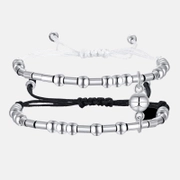 I Love You Stainless Steel Bracelet Set