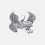 Vintage Flying Eagle Stainless Steel Pendant