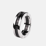 Minimalist Roman Numeral Stainless Steel Ring