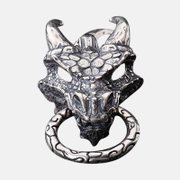 Dragon Head Sterling Silver Men's Pendant
