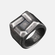 Square Stainless Steel Men's Ring