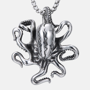 Pendentif en acier inoxydable Octopus Sea Monster