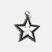 Simple Pentagram Sterling Silver Pendant