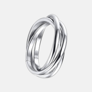 Winding Stainless Steel Spinner Ring