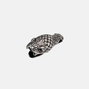 Colgante de acero inoxidable con cabeza de serpiente dominante