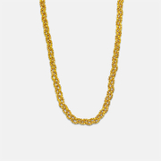 Twist Stainless Steel Box Chain Necklace