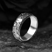 Texture Sterling Silver Men's Ring