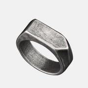 Wide Arrow Stainless Steel Men's Ring