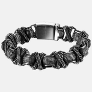 Bracelet pour homme en acier inoxydable Intersect Totem