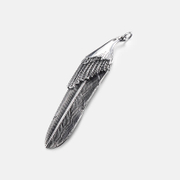 Eagle Head Feather Stainless Steel Pendant
