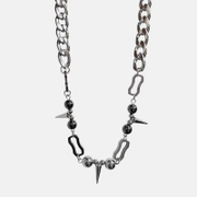 Punk Rivet Stainless Steel Necklace