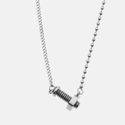 Punk Screw Design Stainless Steel Necklace