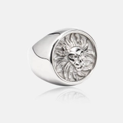 Retro Lion Head Stainless Steel Ring