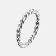 Multi-Strand Braided Stainless Steel Couple Ring
