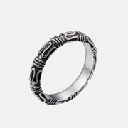 Vintage Line Stainless Steel Ring