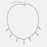 Hip Hop Studded Stainless Steel Necklace