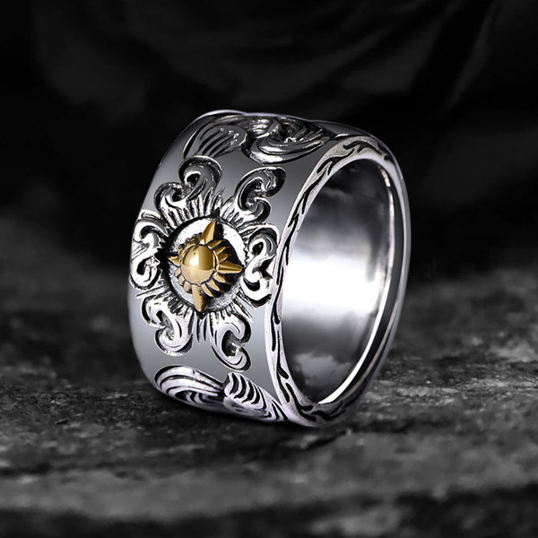 KnSam Anello Uomo In Argento Sterling 925 - Design Onda, Gioiello Minimalista, Ipoallergenico, In Confezione Regalo Di Velluto