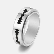 Blade Stainless Steel Spinner Ring