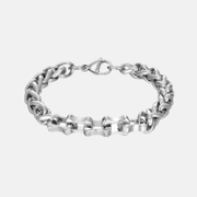 Punk-Retro-Edelstahl-Kielarmband