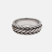 Simple Multi-Layered Twisted Stainless Steel Ring
