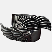 Punk Angel Wings Stainless Steel Men's Ring