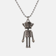 Movable Joint Robot Alloy Necklace