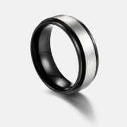 Minimalist Stainless Steel Spinner Ring