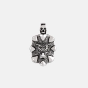 Vintage Skull Tiger Head Stainless Steel Pendant