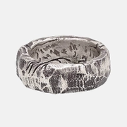 Rock Texture Sterling Silver Ring