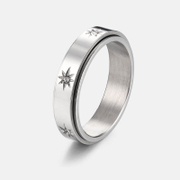 Sirius Stainless Steel Spinner Ring