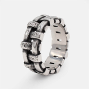 Vintage Knot Braided Stainless Steel Ring