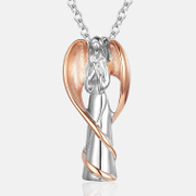 Angel Stainless Steel Urn Memorial Necklace