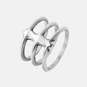 Three Layers Stainless Steel Triple Ring