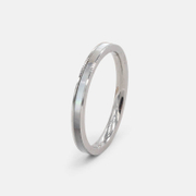 Minimalist Shell Stainless Steel Band Ring