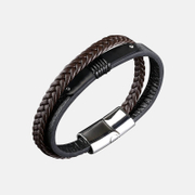 Multi-layer Braided Leather Bracelet