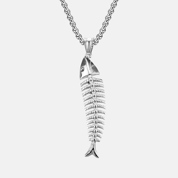 Men's Fishing Necklace - Fishbone Necklace | SureWayDM