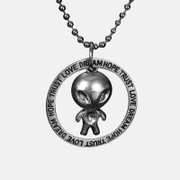Hip-hop Style Alien ET Men's Necklace